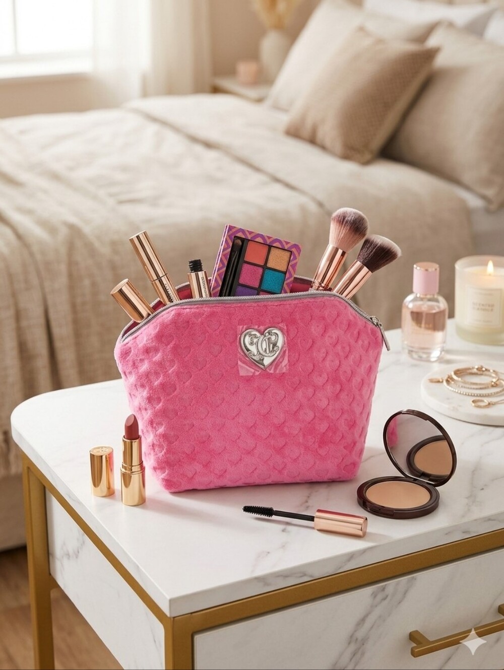 Juicy Couture Cosmetic Travel Bag NWOT - Picture 4 of 12